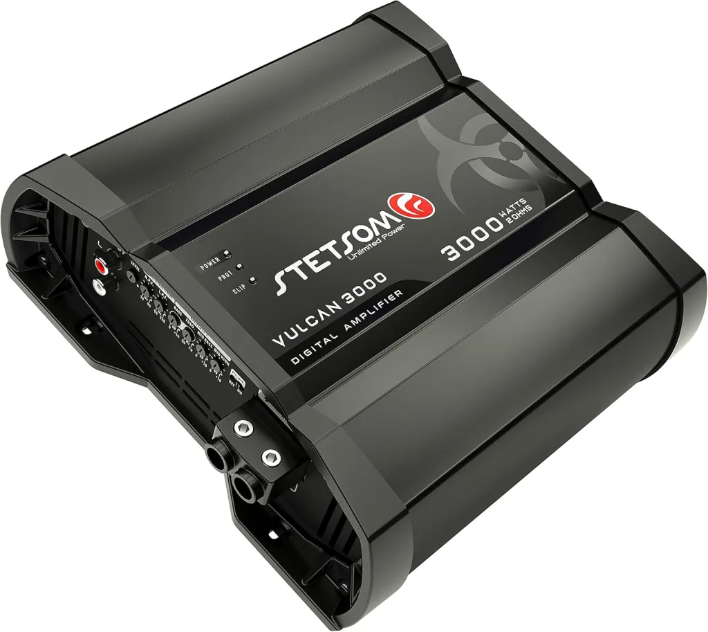 Amplificador Digital Vulcan 3000W Stetsom 1 Canal 2 Ohms