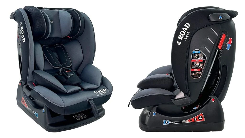 Cadeira para Auto 4Road Gray Black Burigotto