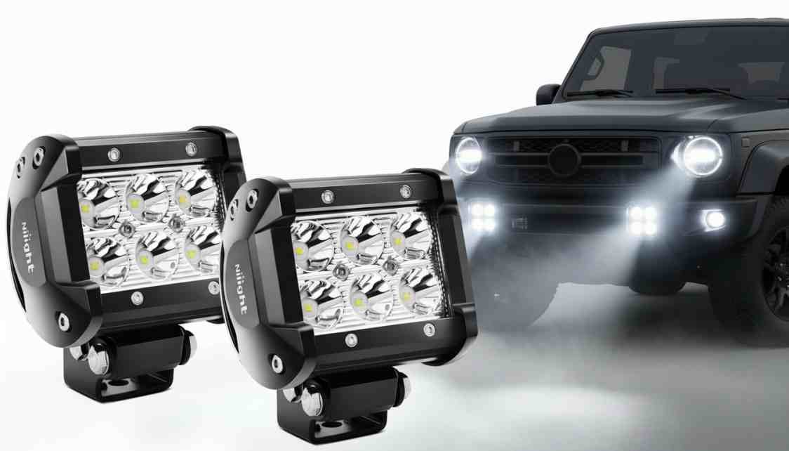 Farol Milha Super Led Off Road 18W 6000K de Alta Potência