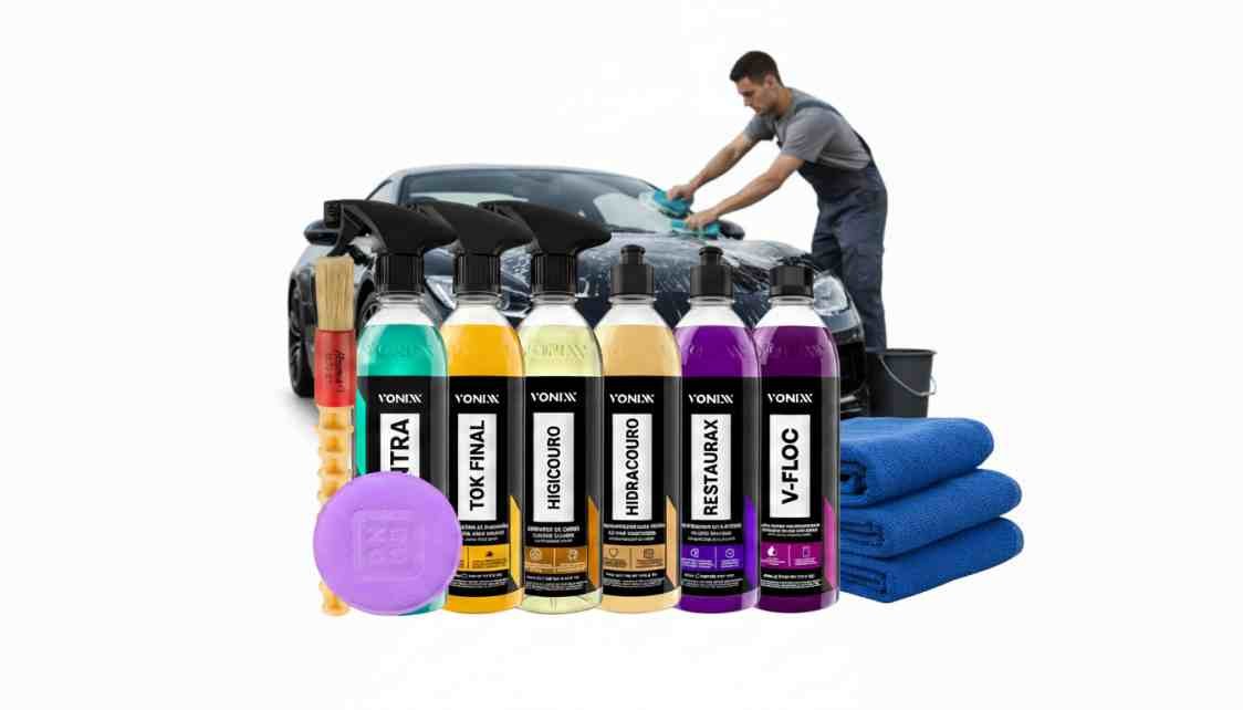 Kit Lavagem Automotiva Completa Profissional Vonixx