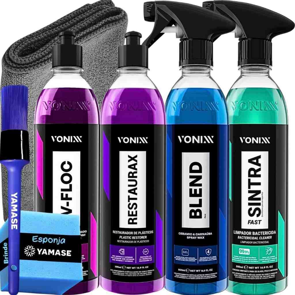 Kit Lavagem Completa Automotiva Moto Carro