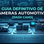 bancada com as principais dash cam lado a lado as melhores cameras automotivas